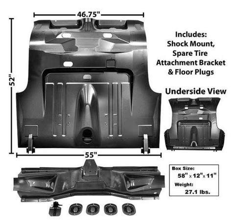 1973 trunk sheet metal parts|71 .